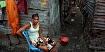 Jeune fille vulnérable