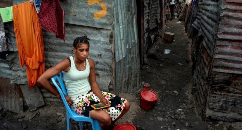 Jeune fille vulnérable